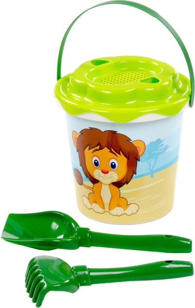 Cavallino Toys Cavallino Safari XL Bucket Set Green 4ldg.
