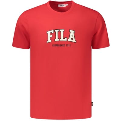 Fila Rosso Katoenen Heren T-shirt