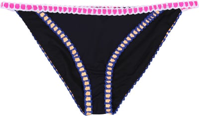 Bikinislip met katoenen afwerking