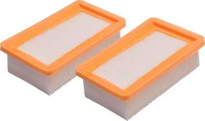 Geschikt voor KARCHER. voordeelpak 2 stuks vlakfilter voor, Aszuiger AD2, AD3, AD4, AD3000, AD3200, 6.415-953.0. COVAKO Merk