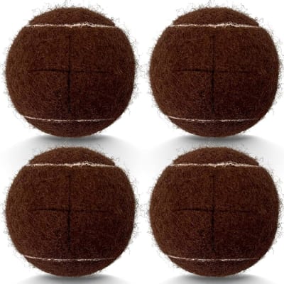 Tennisballen voor meubels - Stoeldop ballen - Vloer beschermen - Voorgesneden ontwerp - 4 stuks - Bruin