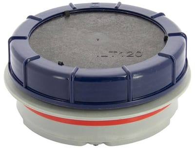 Vetus Inspectiedeksel Hoge Watertank Zilver