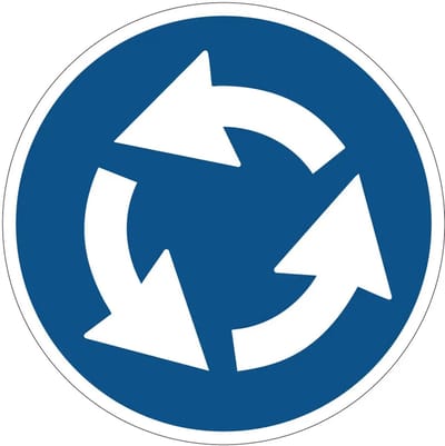 Rotonde bord - D1 | gecoat dibond materiaal | 10 cm