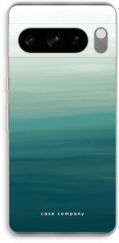 Case Company® - Hoesje geschikt voor Google Pixel 8 Pro hoesje - Ocean - Soft Cover Telefoonhoesje - Bescherming aan alle Kanten en Schermrand