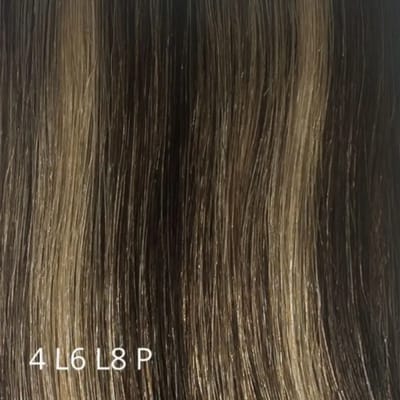 Balmain Genius Backstage Weft Human Hair #4 L6 L8 P 55cm