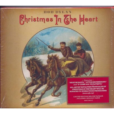 CD BOB DYLAN - Christmas In The Heart 88697596142 Columbia 2009 Japan Rock Gebruikt gray