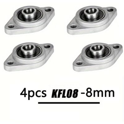 4/10/20 pièces Accessoires d'imprimante 3D Support de vis T8 horizontal Support de vis trapézoïdale Siège KFL08 ou KFL000 8MM--4pcs