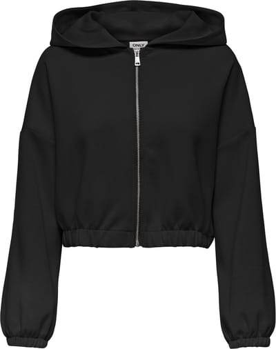 ONLY - ONLSCARLETT LS ELASTIC ZIP HOOD SWT Dames Trui