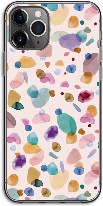 Case Company® - Hoesje geschikt voor iPhone 11 Pro hoesje - Terrazzo Memphis - Soft Cover Telefoonhoesje - Bescherming aan alle Kanten en Schermrand