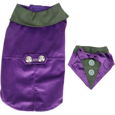 Honden Smokings Schattig Elegant Modieus Retro Hond Formeel Bruiloft Feest Pak met Strik voor Kleine en XL gray