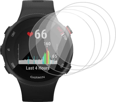 4x Screenprotector geschikt voor Garmin Forerunner 45 / 45s / 55 / Vivoactive 3 - Folie Screen Protector geschikt voor Garmin Forerunner 45 / 45s / 55 / Vivoactive 3