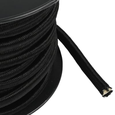 Benson Elastiek op rol - 8 mm - 20 meter - zwart - weerbestendig en duurzaam