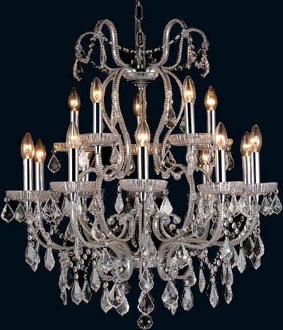 Lumilamp Kroonluchter Ø 71x80 cm Transparant IJzer