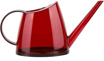 Praktische Waterkan met Lange Tuit 1.2 L voor Binnen- en Buitengebruik, Ideaal voor Plantenverzorging en Tuinieren, Stijlvolle Gieter in Rood