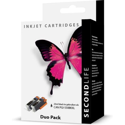 SecondLife - Duopack Canon PGI 550 Black