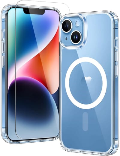 Tovbmup Telefoonhoesje - Geschikt voor iPhone 15 - Militaire kwaliteit - Magnetisch - Sterk en duurzaam - 6,1 inch