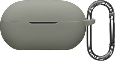 kwmobile cover voor oordopjes case - geschikt voor Beats Solo Buds - Trendy beschermhoes draadloze oordopjes in grijs