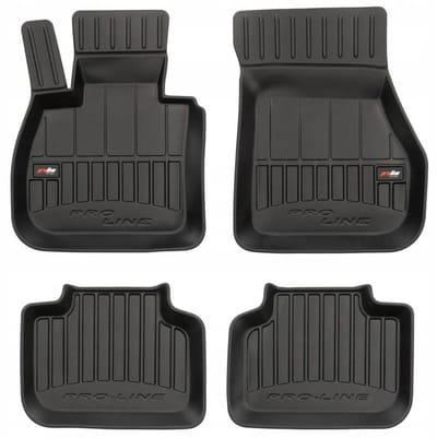 FROGUM 3D - Automatten Set - Perfecte Pasvorm - Geurloos TPE - 6 cm Opstaande Rand