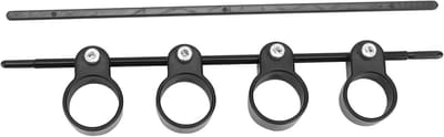 Dailygoods- Vingerscheider ABS-materiaal - Vingertrainer - Piano/Gitaar - Instelbare Overspanning - Zwart - Groot - Vingeroefenaar