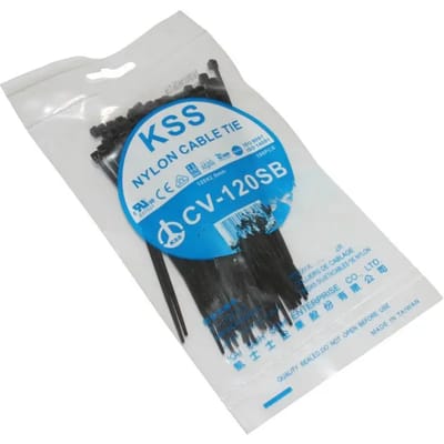 Pak van 100 nylon klemmen P2R Rilsan 2,5x120 mm