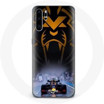 Case voor Samsung galaxy P30 pro Formule 1 Sebastian Vettel F1 coureur Zwart zwart