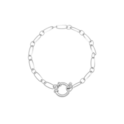 Armband Chain Zora | RVS (verkleurt niet!) | Zilverkleurig | Cadeau voor haar | Moederdag