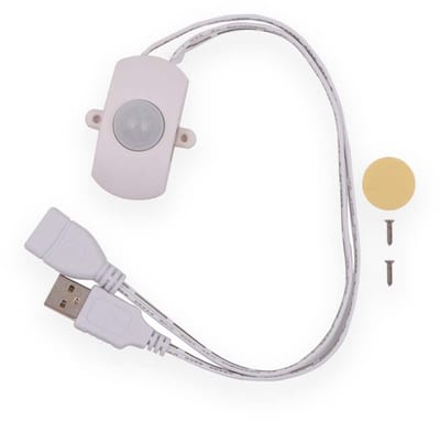 Allecto - Motion Sensor Schakelaar - Bewegingssensor - Mini formaat - LED Strip Licht - Automatische Sensor - 5-24V DC - Geschikt voor LED verlichting