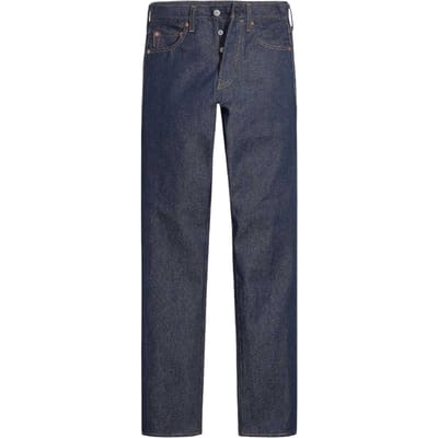 Levis Herenjeans uit de jaren ’80 met middelhoge taille en rechte pijpen (Donkerblauw)