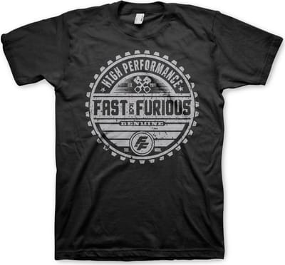 The Fast And The Furious Heren Tshirt -XL- Genuine Brand Zwart