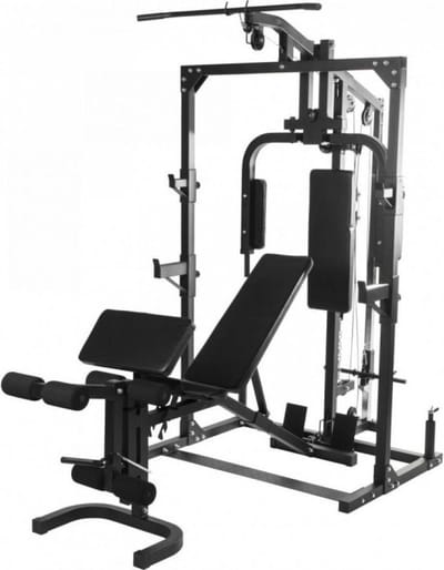 Gorilla Sports Krachtstation - Inclusief Fitnessbank - Homegym - Belastbaar tot 350 kg