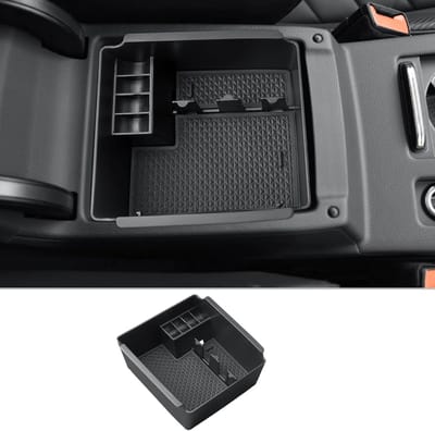 Dailygoods - CDEFG Compatibel met VW Passat B8 Variant GTE Alltrack/Arteon 2 2018-2023 Centrale console handschoenenvak armleuning opbergbox auto middenconsole organizer tray Passat B8 accessoires (Zwart)