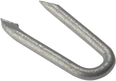 Verzinkte nieten - Nietjes voor gaas - Draad bevestigen - Extra scherpe punt - 500g - Zilver