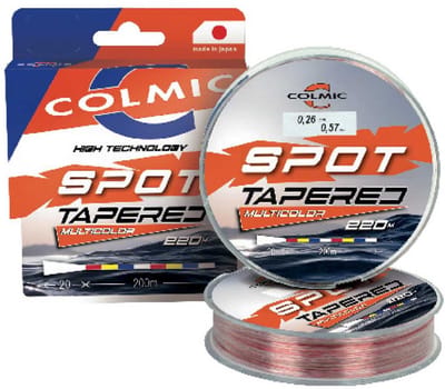 Colmic Spot Taps Toelopende Onderlijn 220 M Zilver 0.200-0.470 mm
