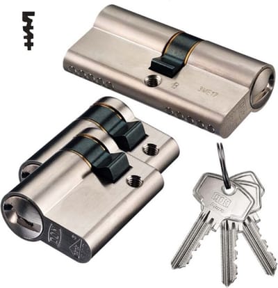 DOM Plura gelijksluitende combinatieset à 3 cilinders SKG2 1x 30-30mm en 2x 0-30mm