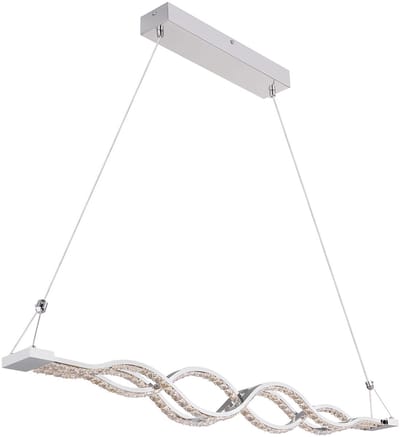 Globo - hanglamp - Pilla - chroom - metaal - grote eettafellamp - LED - 67109-30