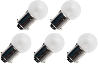 Signaallamp Ba9s 24V 3W - 125 mAh - 5 stuks - G15 Gloeilamp Ø15mm - 29mm - 2500K - Dimbaar