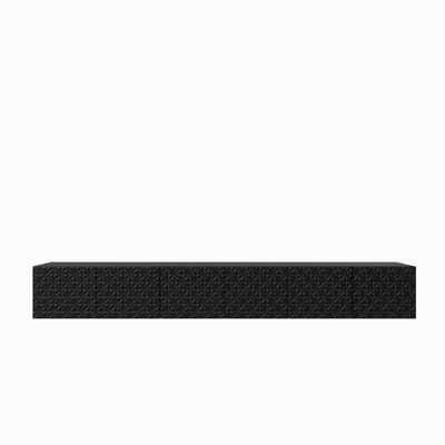 TV-kast Cali 300 (3x100) cm (zwart + zwart)