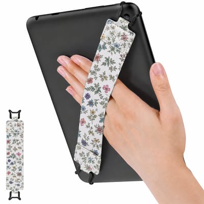Sounix Handriem voor Tablet - Handstrap - Handgreep - Anti-Slip - Lichtgewicht vingergreephouder - Bloemen