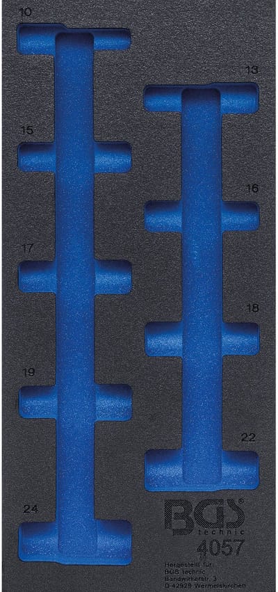 BGS Werkplaatswageninleg 1/3 leeg voor Art. 4057 - 4057-1