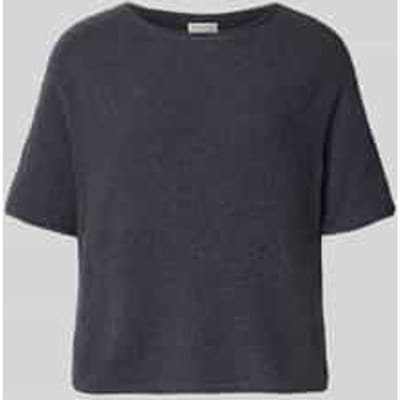Boxy fit Pullover van Katoenmix-badstof