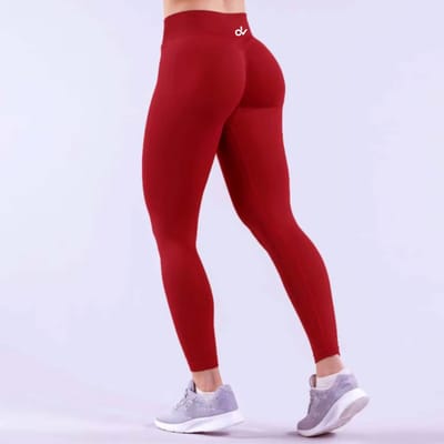 DV - Rood - S - Legging - Anti-cellulite – High Waist - Butt Lifting effect -June Spring - Stimuleert de bloedcirculatie - June Spring