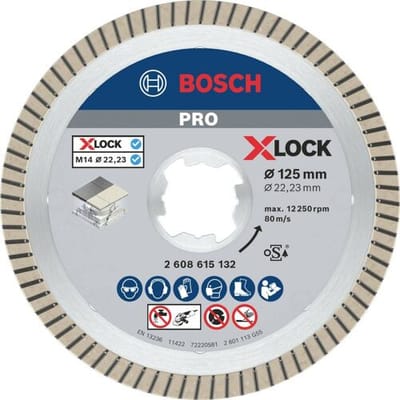 Bosch Accessories 2608615132 2608615132 Diamanten doorslijpschijf Diameter 125 mm 1 stuk(s)