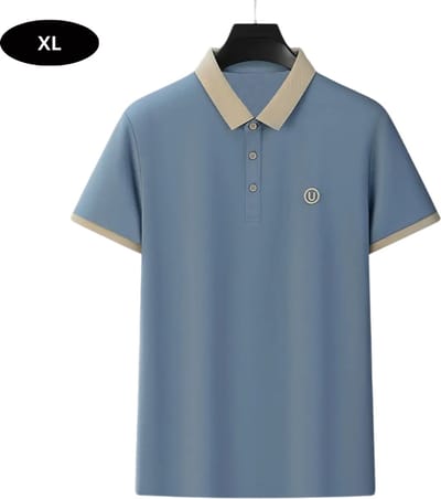 Livano Golf Shirt Heren - T-shirt - Golfkleding - Golfen - Golf Accessoires - Polo Shirt - Blauw - Maat XL