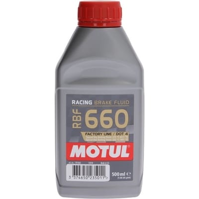 Motul RBF660 remvloeistof 500ml per fles. Op voorraad