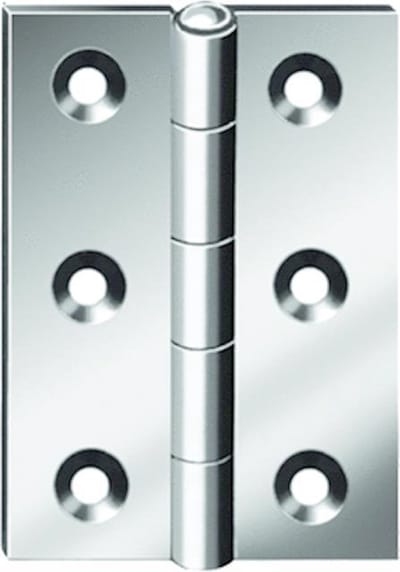 Qlinq Verzinkt Vaste Pen Deurscharnier - 50 x 39 mm