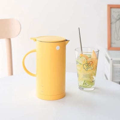 Mini Waterkoker - Kleine Waterkoker RVS - Thee Zetten - Twee Temperatuurstanden - 0.6 Liter - Zilver