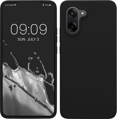 kwmobile telefoonhoesje geschikt voor OnePlus Nord CE5 - Hoesje met siliconen coating - Smartphone case in zwart