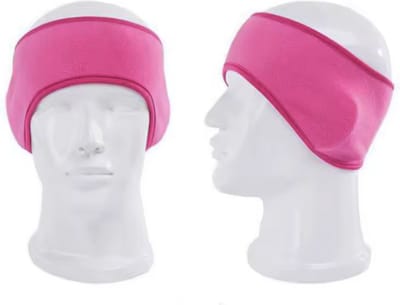 CHPN - Haarband - Hoofdband - Oorwarmer - Roze - Hippe haarband - Hippe hoofdband - Haaraccessoire - Fleeceband - Winteraccessoire - Sportband