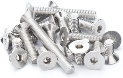 Verzonken Schroeven RVS A2 met Binnenzeskant (Inbus) M5x40mm - 20 stuks