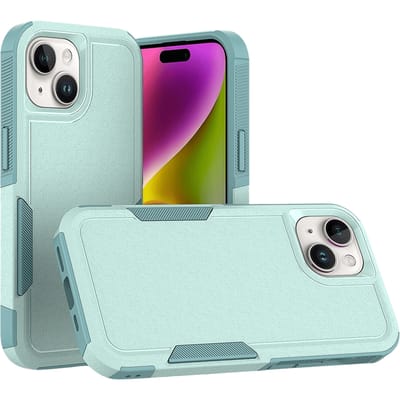 CaseBody Apple iPhone 15 Rugged Armor Back Cover Groen